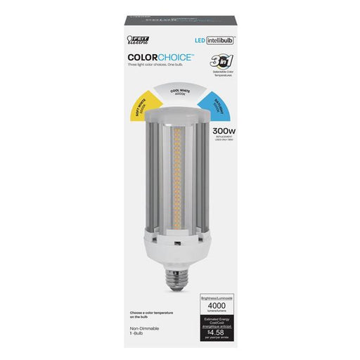 Feit Electric 3002095 300 watt Equivalence Intellibulb Cylinder E26 Medium LED Bulb&#44; Multi Color