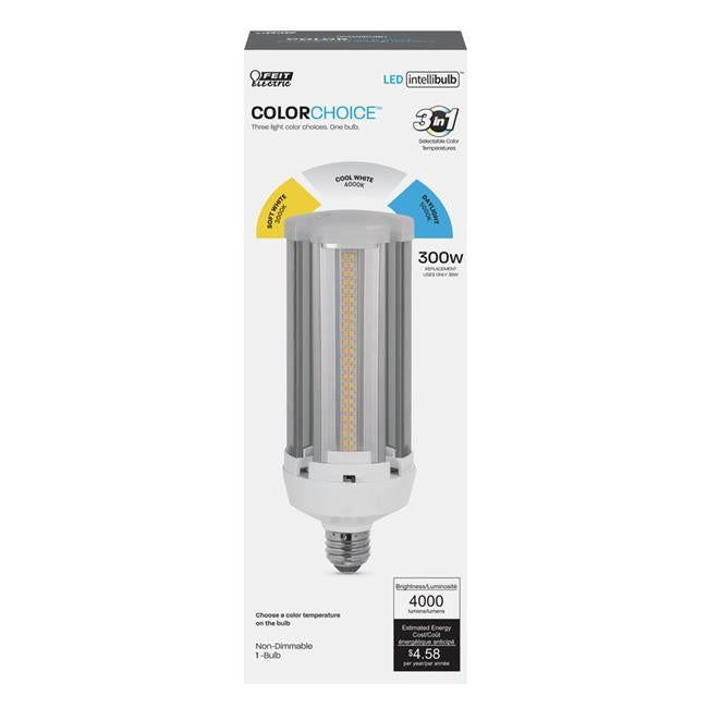 Feit Electric 3002095 300 watt Equivalence Intellibulb Cylinder E26 Medium LED Bulb&#44; Multi Color