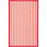 Anji Mountain AMB0027-0710 7 x 10 ft. Hamptons Reef Bamboo Rectangular Rug - Red&#44; Ivory