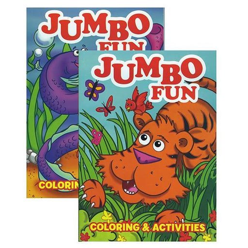 Bazic Products 12108 Jumbo Fun Coloring &amp; Activity Book - Pack of 48