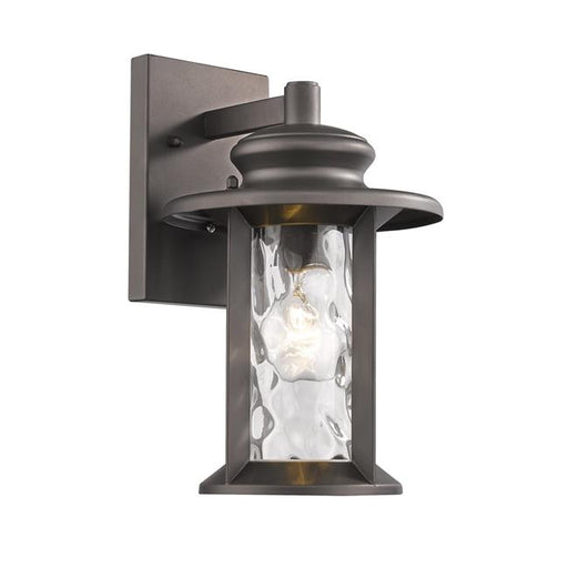 Chloe Lighting CH2S074RB12-OD1 Owen Transitional 1 Light Rubbed Bronze Outdoor Wall Sconce - 12 in.