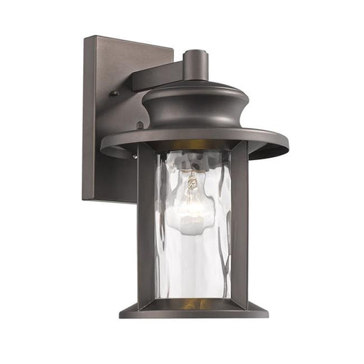 Chloe Lighting CH2S074RB14-OD1 Owen Transitional 1 Light Rubbed Bronze Outdoor Wall Sconce - 14 in.