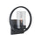 Chloe Lighting CH2S078BK11-OD1 Joseph Transitional 1 Light Textured Black Outdoor & Indoor Wall Sconce - 11 in.