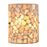 Chloe Lighting CH3C003AM08-WS1 Kai Mosaic 1 Light Indoor Wall Sconce - 8 in.