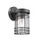 Chloe Lighting CH2S092BK09-OD1 Jefferson Transitional 1 Light Textured Black Outdoor Wall Sconce - 9 in.