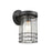 Chloe Lighting CH2S092BK10-OD1 Jefferson Transitional 1 Light Textured Black Outdoor Wall Sconce - 10 in.