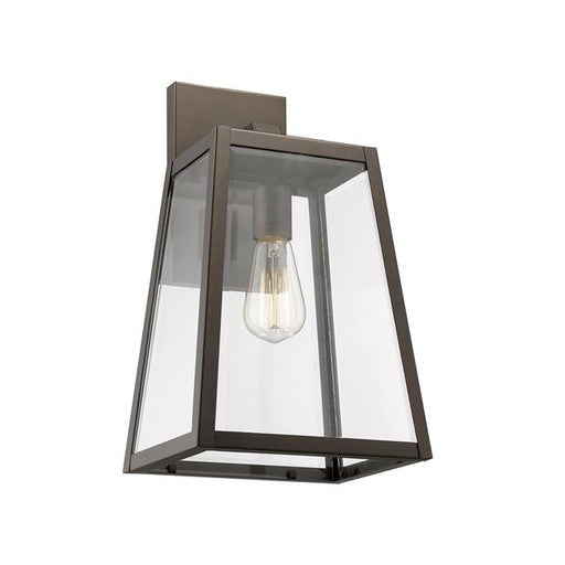 Chloe Lighting CH22034RB16-OD1 Xandra Industrial 1 Light Rubbed Bronze Outdoor Wall Sconce - 16 in.