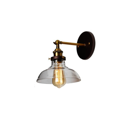 Chloe Lighting CH6D707RB08-WS1 Braxton Industrial 1 Light Oil Rubbed Bronze Wall Sconce - 8 in.