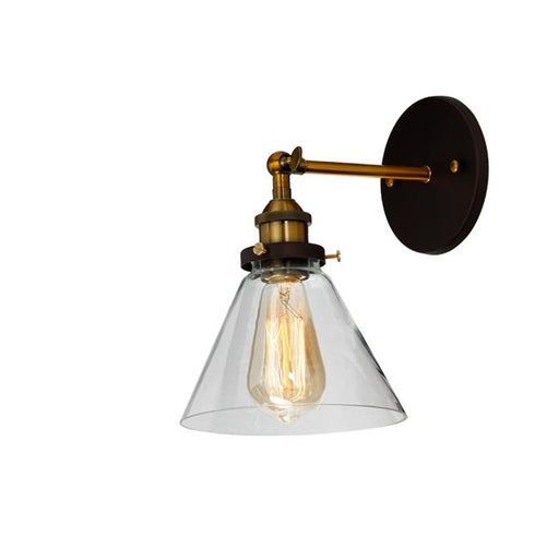 Chloe Lighting CH6D708RB07-WS1 Reed Industrial 1 Light Oil Rubbed Bronze Wall Sconce - 7 in.