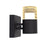 Chloe Lighting CH7Q001BK07-LW1 Aalok 1 Light LED Indoor & Outdoor Wall Sconce 3000K&#44; Warm White - 7 in.