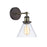 Chloe CH57053RB07-WS1 7 in. Lighting Ironclad Industrial-Style 1 Light Rubbed Bronze Wall Sconce - Oil Rubbed Bronze