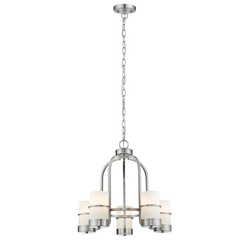 Chloe Lighting CH2R001BN22-UC5 Penelope Contemporary 5 Light Brushed Nickel Mini Chandelier - 22 in.