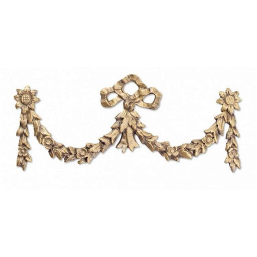 Hickory Manor Home 6789GL Bow Overdoor&#44; Gold Leaf
