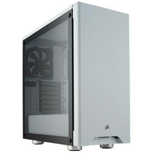 Corsair CC-9011133-WW Carbide Series 275R Tempered Glass Mid-Tower Gaming Computer Case&#44; White