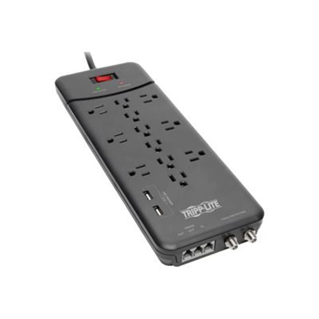180W 8 ft. 12-Outlet Surge Protector 4320 Joules Power Strip