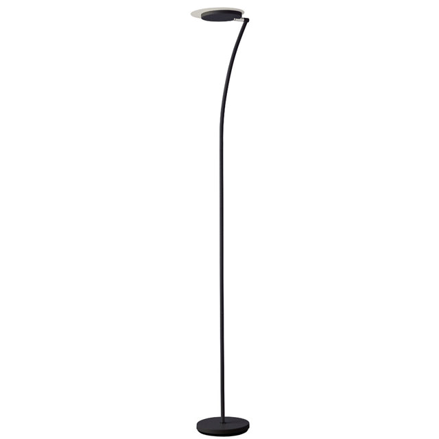 Dainolite 793LEDF-BK 24W LED Torchier, Matte Black