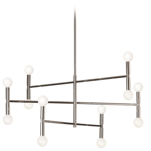 Dainolite AVA-3012C-PC 12 Light Chandelier&#44; Polished Chrome - 13 x 31 x 4.5 in.