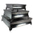 Urban Designs 210004 Hand Hammered 3-Tier Square Wedding Cake Stand - 65 x 22 x 22 in.
