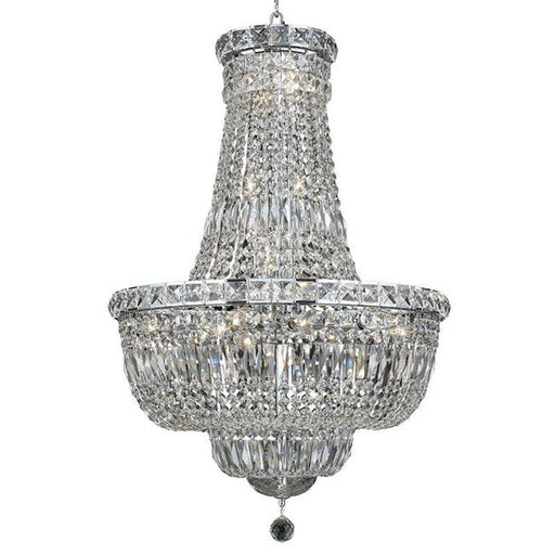 Elegant Lighting V2528D22C-EC 31 x 22 in. Tranquil 22 Light Chrome Chandelier