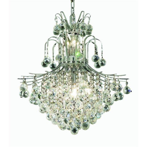 Elegant Lighting V8002D22C-EC 26 x 22 in. Touareg 11 Light Chrome Chandelier
