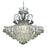 Elegant Lighting V8005G31C-EC 35 x 31 in. Touareg 15 Light Chrome Chandelier