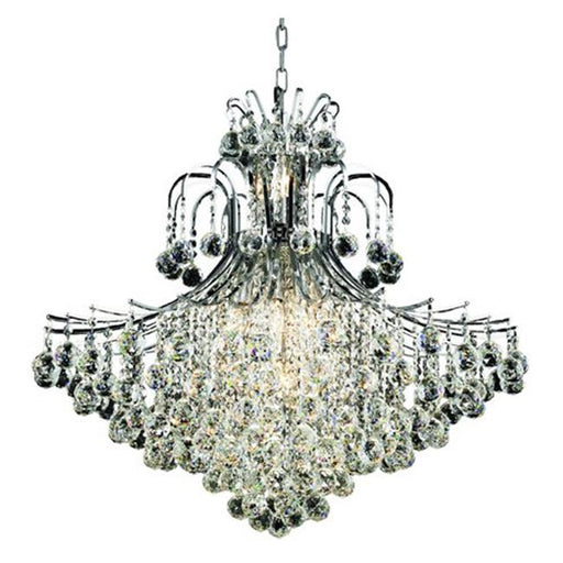 Elegant Lighting V8005G31C-EC 35 x 31 in. Touareg 15 Light Chrome Chandelier
