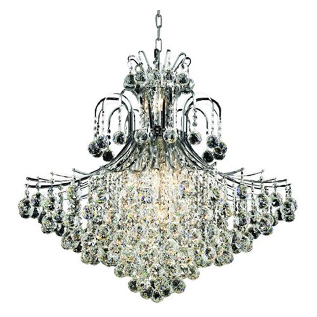 Elegant Lighting V8005G31C-EC 35 x 31 in. Touareg 15 Light Chrome Chandelier