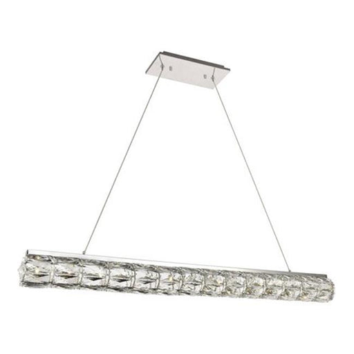Elegant Lighting 3501D42C Valetta Integrated Led Chip Light Chrome Chandelier