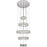 Elegant Lighting 3503G5LC Monroe Integrated Led Chip Light Chrome Chandelier