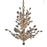 Elegant Lighting V2011D21G-EC 22 x 21 in. Orchid 8 Light Gold Chandelier