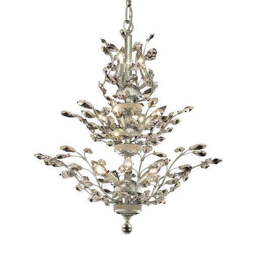 Elegant Lighting V2011D27C-EC 27 x 27 in. Orchid 13 Light Chrome Chandelier