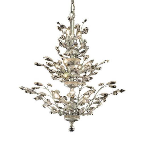 Elegant Lighting V2011D27C-SA 27 x 27 in. Orchid 13 Light Chrome Chandelier