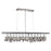 Elegant Lighting V3100D48C-RC 10 x 48 in. Chorus Line 13 light Chrome Chandelier - Royal Cut Crystals
