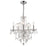 Elegant Lighting V7835D20C-RC 22 x 20 in. Princeton 5 light Chrome Chandelier - Royal Cut Crystals