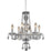 Elegant Lighting V7836D20C-RC 22 x 20 in. Princeton 6 light Chrome Chandelier - Royal Cut Crystals