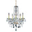 Elegant Lighting V7855D21G-EC 26 x 21 in. Verona 5 light Gold Chandelier - Elegant Cut Crystals