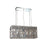 Elegant Lighting V2018D32C-GT-SS 13 x 9 x 32 in. Maxime 8 light Chrome Chandelier - Swarovski Elements Crystals