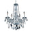 Elegant Lighting V7855D21C-GT-RC 26 x 21 in. Verona 5 light Chrome Chandelier - Royal Cut Crystals