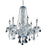Elegant Lighting V7856D24C-GT-SS 28 x 24 in. Verona 6 light Chrome Chandelier - Swarovski Elements Crystals