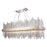 Elegant Lighting 3000G36C 14 x 12 x 36 in. Dallas 20 light Chrome Chandelier - Royal Cut Crystals