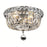 Elegant Lighting V2528F10C-SS Tranquil 4 Light Flush Mount&#44; Swarovski Elements Crystals - Chrome