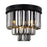 Urban Classic 1231F20MB-SS-RC Sydney 9 Light Flush Mount Royal Cut Crystals - Matte Black