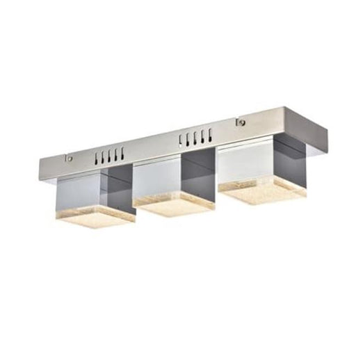 Elegant Lighting 5100F3C Glasgow 3 Light Flush mount&#44; Chrome