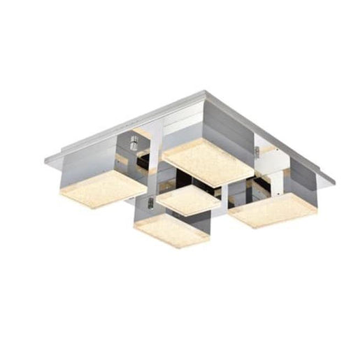 Elegant Lighting 5100F5C Glasgow 5 Light Flush mount&#44; Chrome