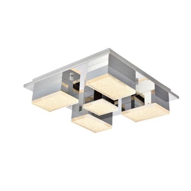 Elegant Lighting 5100F5C Glasgow 5 Light Flush mount&#44; Chrome