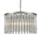 Elegant Lighting V9800F10C-EC Corona 4 Light Flush Mount&#44; Elegant Cut Crystals - Chrome