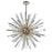 Elegant Lighting V9800F12C-EC Corona 4 Light Flush Mount&#44; Elegant Cut Crystals - Chrome