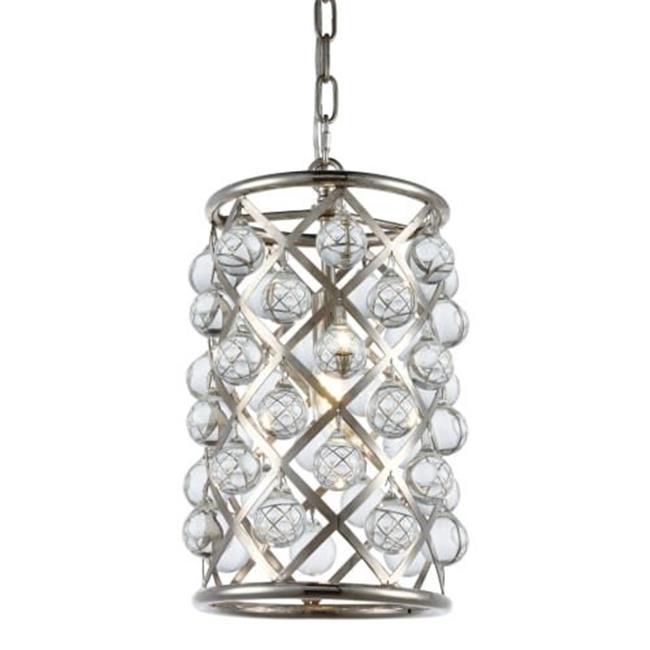 Elegant Lighting V9800F14C-RC Corona 4 Light Flush Mount&#44; Royal Cut Crystals - Chrome