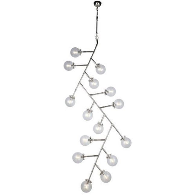 Elegant Lighting VECA1F16C-SS Belenus 6 Light Flush Mount&#44; Swarovski Elements Crystals - Chrome
