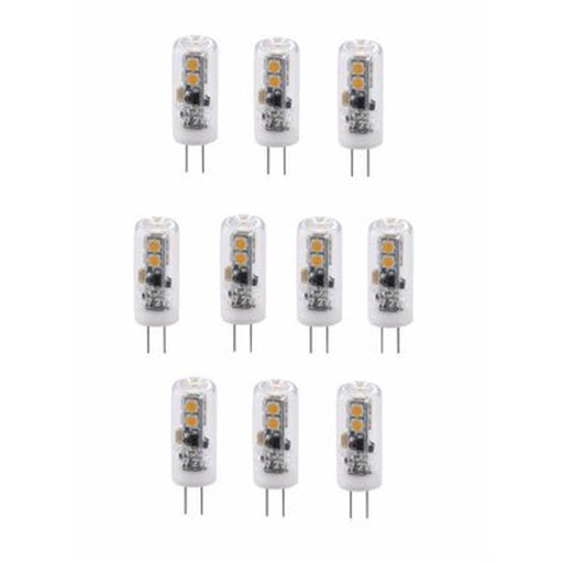 Elitco Lighting G4-2-30-10PK 2W 3000K 150 Luman LED G4 Light Bulb - Pack of 10